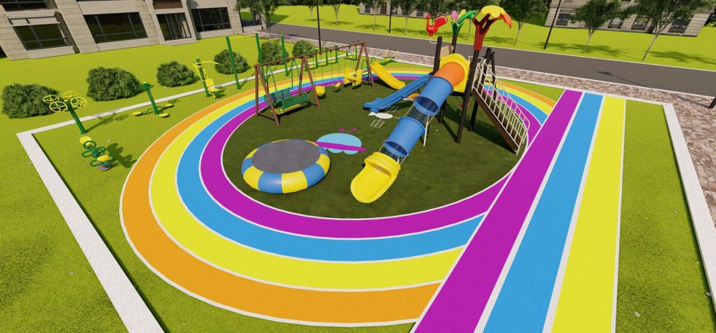 Epdm flooings for children's playground