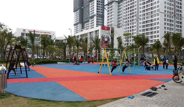 EPDM FLOORING - Children's playground at Park Hill Time City, Ha Noi City, Viet Nam