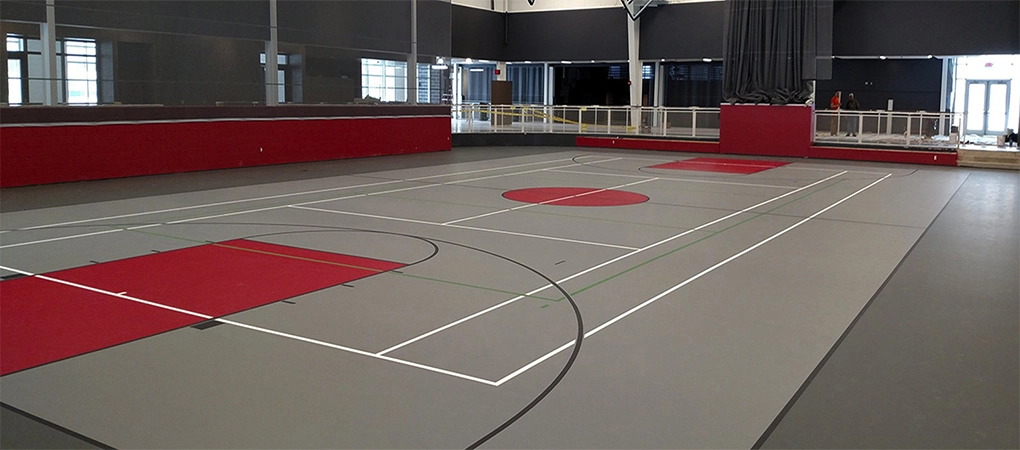 Indoor sports flooring