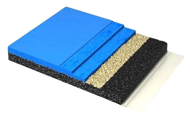 Polyurethane sports Flooring - SUKA SSF 7+3